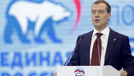 Dmitri Medvedev veut réformer le parti au pouvoir. [Misha Japaridze - Keystone]