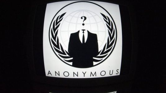 Le logo d'Anonymous, le groupe de hackers qui a piraté le site de la Comission des condamnations du gouvernement américain. [AFP]