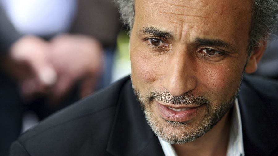 Le professeur Tariq Ramadan lors d'une conférence en 2010.