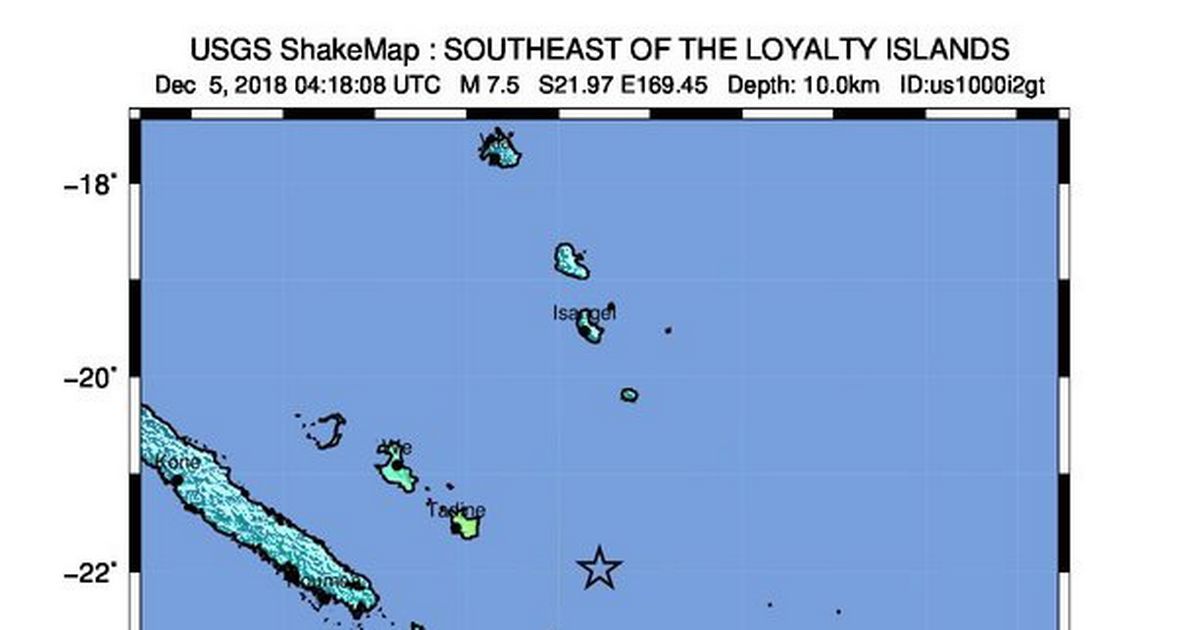 Alerte au tsunami levée en Nouvelle-Calédonie - rts.ch - Monde