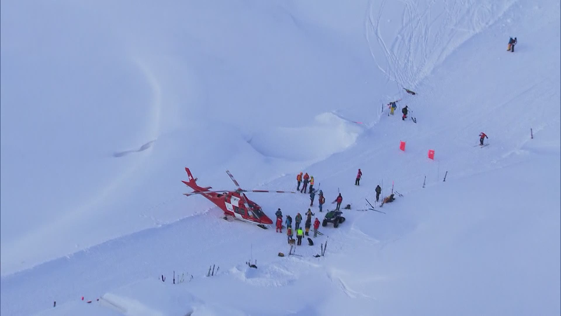 Le danger d'avalanche est marqué sur toutes les Alpes suisses rts.ch