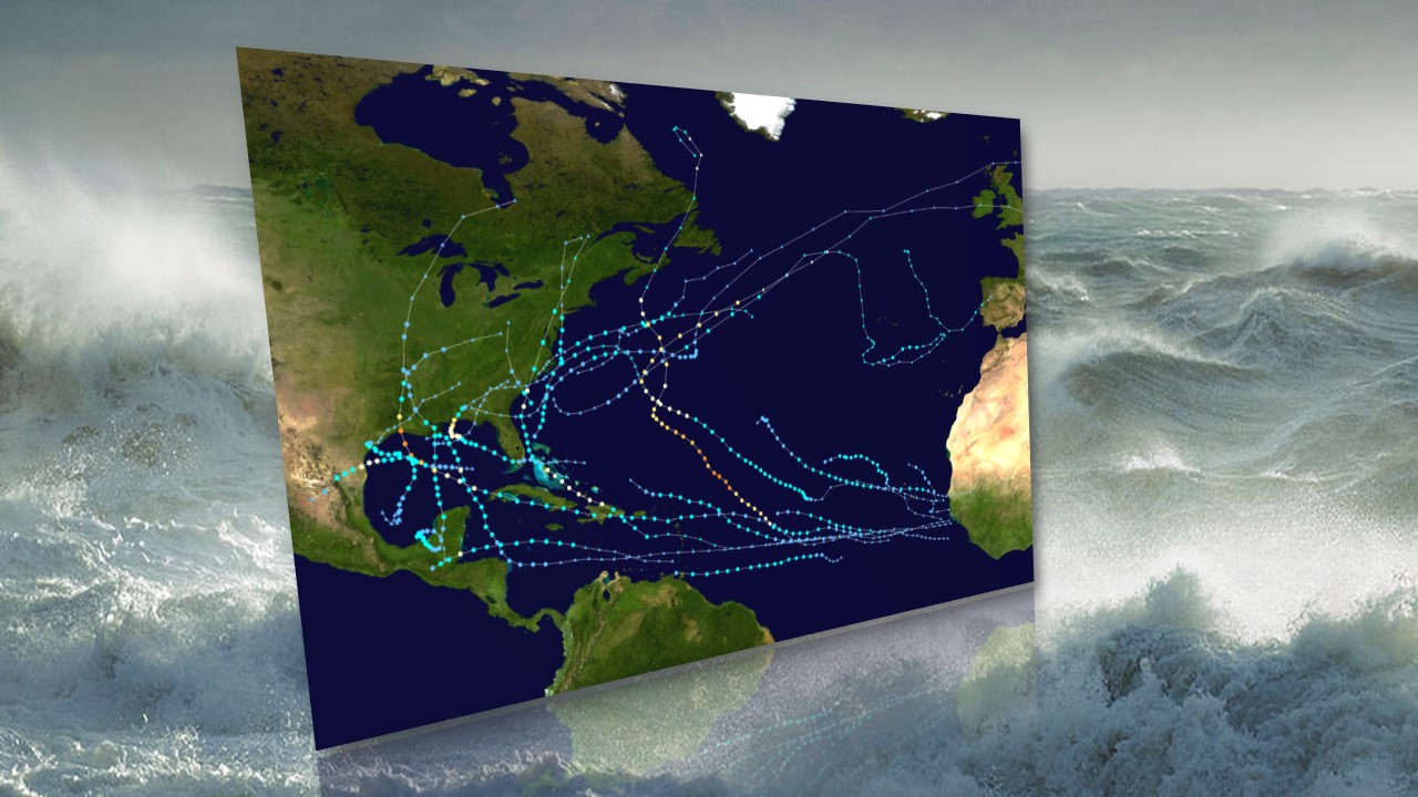 Nombre Record De Tempêtes Tropicales Ou D’ouragans Sur L’Atlantique En ...