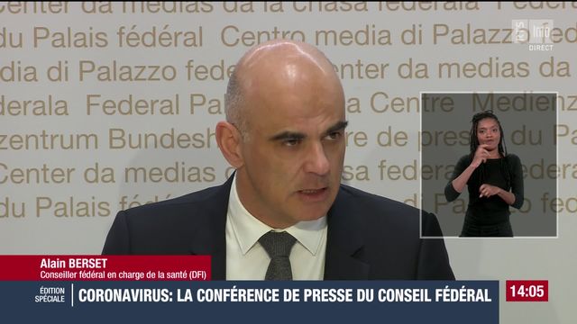 Conference De Presse Du Conseil Federal Du 6 Janvier 2021 Video Play Rts