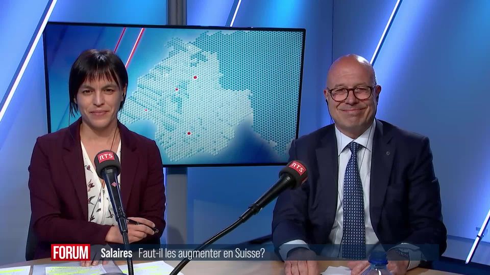 Faut-il augmenter les salaires pour faire face à l’inflation? Débat entre Véronique Polito et Fabio Regazzi [RTS]