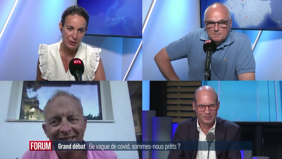 Le grand débat (vidéo) - 6e vague de coronavirus, sommes-nous prêt-e-s? [RTS]