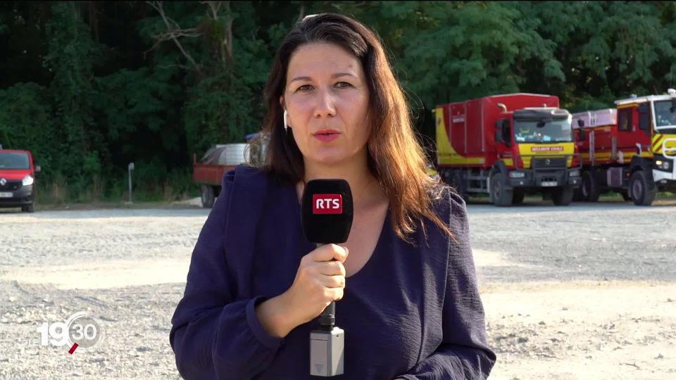 Branner i Gironde: Adeline Percept, spesialkorrespondent for Landiras i Gironde, tar oversikt over den katastrofale situasjonen [RTS]