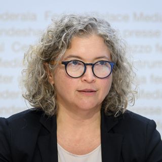 Samia Hurst, bioéthicienne et médecin, consultante du Conseil dʹéthique clinique des Hôpitaux Universitaires de Genève. [Anthony Anex - Keystone]