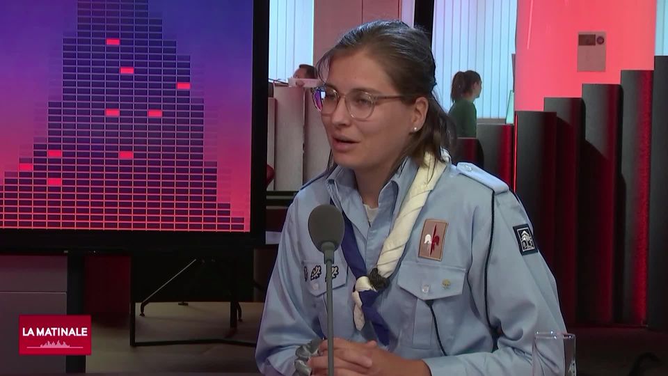 L'invitée de La Matinale (vidéo) - Sophie Tschumy, cheffe scout de la brigade de Sauvabelin [RTS]