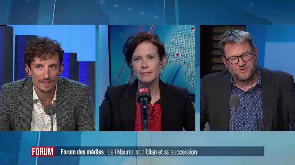 Forum des médias - Ueli Maurer, son bilan et sa succession [RTS]