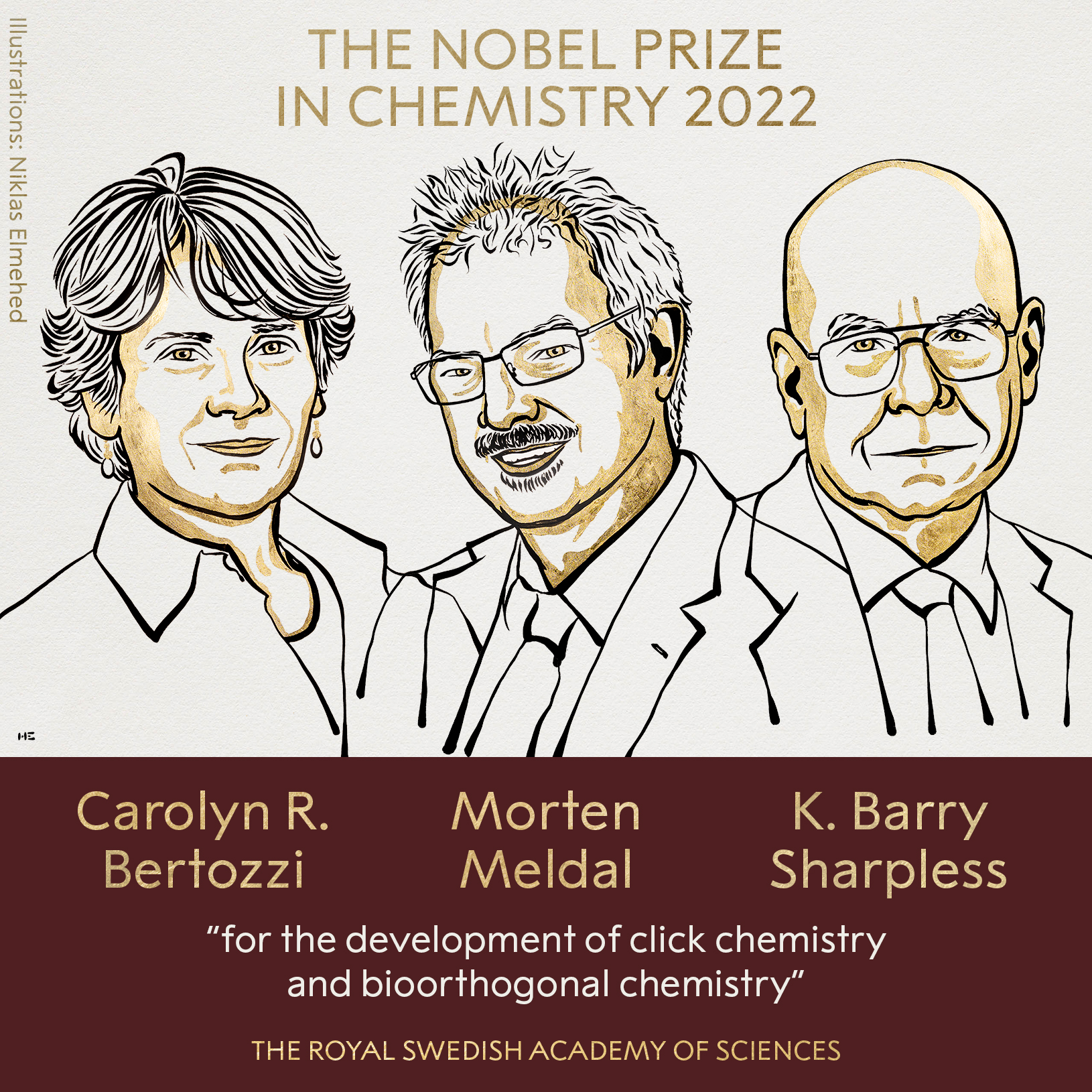 Le Prix Nobel De Chimie 2022 Récompense Un Trio Pour Une Science Simple ...