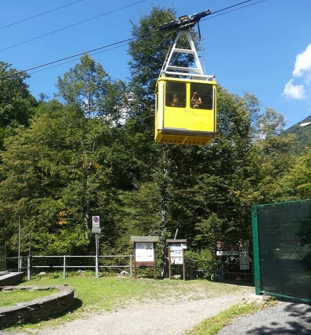 La cabina della Funivia Monteviasco nel 2018. [CamFerVa - CC-BY-SA]