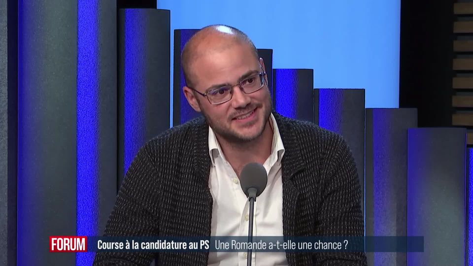 Une socialiste romande dans la course au Conseil Fédéral? interview de Sean Müller [RTS]