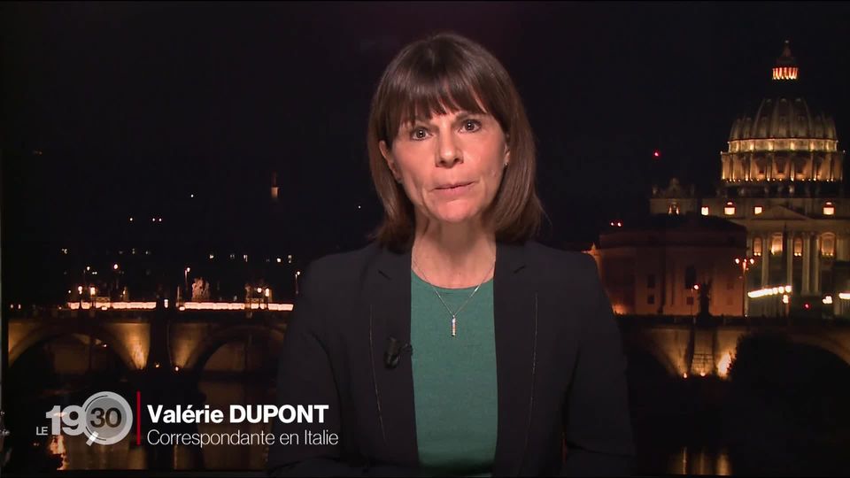 1. test for Giorgia Meloni på migrantfilen.  Forklaringene til Valérie Dupont. [RTS]