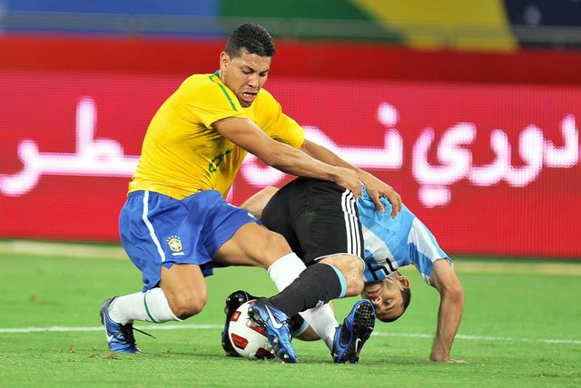 Image du match Brésil-Argentine à Doha en 2010. [EPA/Stringer - Keystone]