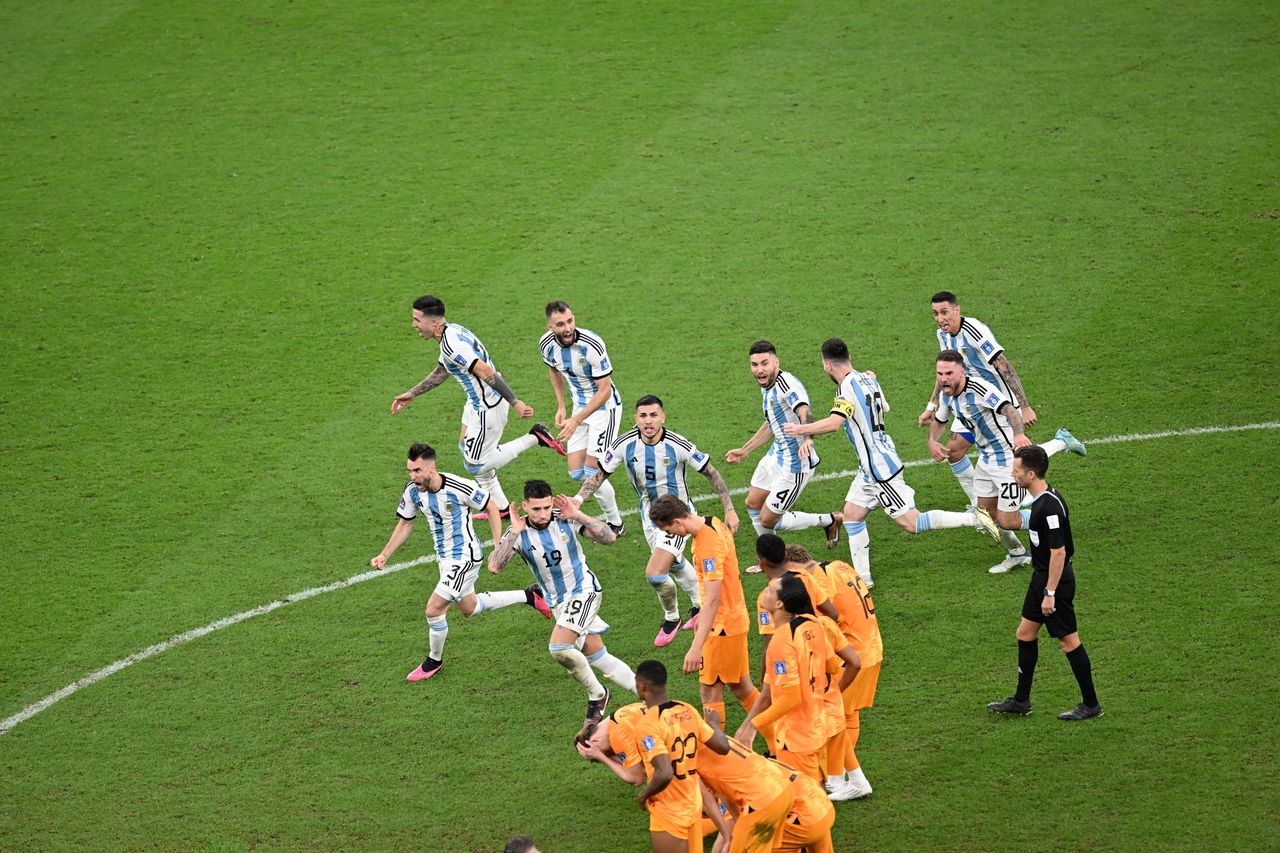 The issue ended only after a penalty shootout for Argentina. [Evrim Aydin - AFP]