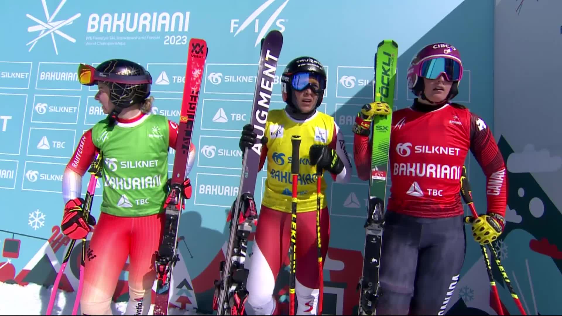 Bakuriani (GEO), Skicross Dames, Demi-finale: Sixtine Cousin (SUI) S ...