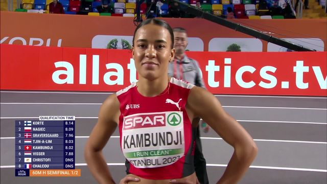 Athlétisme Européens En Salle Jason Joseph Et Ditaji Kambundji En Finale Sur 60m Haies Rts 8089